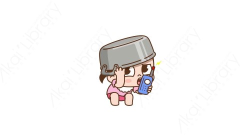 视频素材 可爱呆萌小女孩动态表情包_05_19
