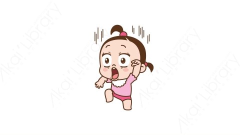 视频素材 可爱呆萌小女孩动态表情包_05_20