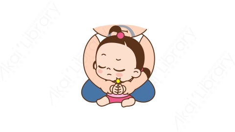视频素材 可爱呆萌小女孩动态表情包_06_08