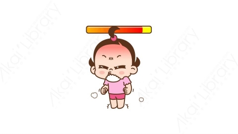 视频素材 可爱呆萌小女孩动态表情包_06_23