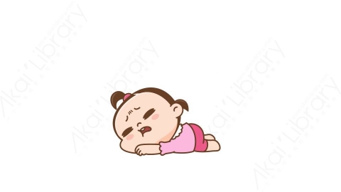 视频素材 可爱呆萌小女孩动态表情包_07_08