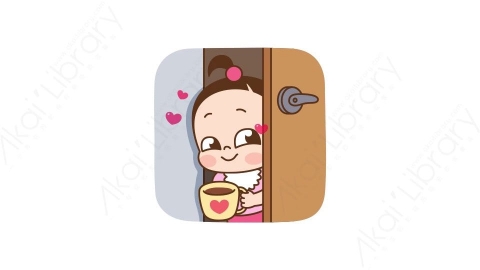 视频素材 视频素材 可爱呆萌小女孩动态表情包_08_05