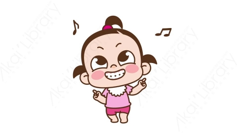 视频素材 可爱呆萌小女孩动态表情包_09_04