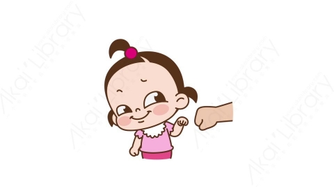 视频素材 可爱呆萌小女孩动态表情包_09_05