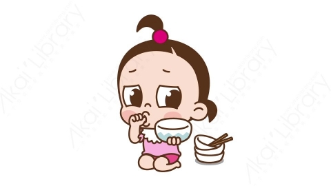 视频素材 可爱呆萌小女孩动态表情包_09_21