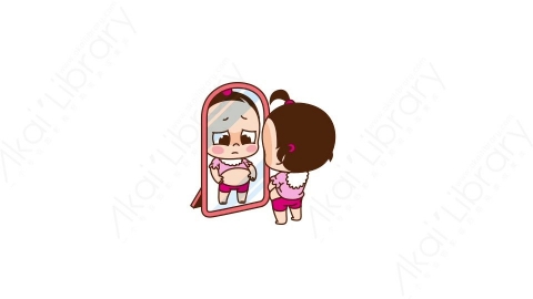 视频素材 视频素材 可爱呆萌小女孩动态表情包_10_11