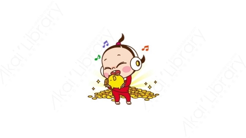 视频素材 可爱呆萌小女孩动态表情包_15_17