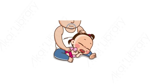 视频素材 可爱呆萌小女孩动态表情包_18_01