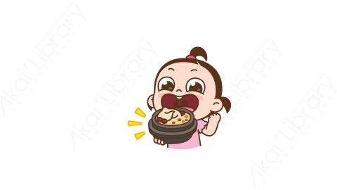 视频素材 可爱呆萌小女孩动态表情包_20_11