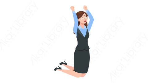 图片素材 扁平商务女人物商务角色-2