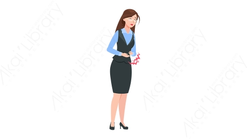 图片素材 扁平商务女人物商务角色-6