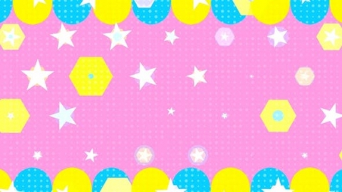 视频素材 孟菲斯抽象的星星和多边形背景视频素材abstract-stars-and-polygons-AXW2JY5