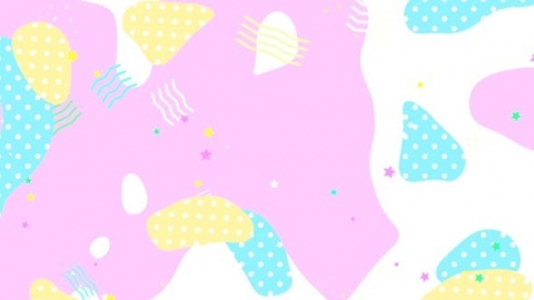 视频素材 孟菲斯粉色几何图形抽象艺术动画背景视频素材pink-geometric-art-FF2D73D