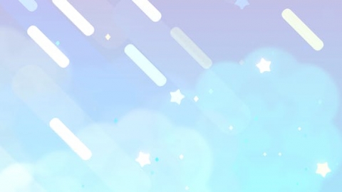 视频素材 孟菲斯漫画粉彩夜空背景视频素材cartoon-pastel-night-sky-LNAX8FS