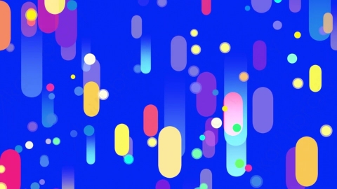视频素材 孟菲斯线条抽象背景视频素材capsules-background-pack-W8VAM5903 blue capsules background II