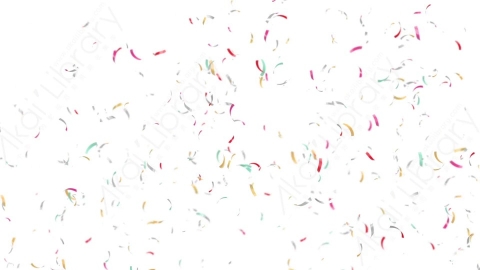 视频素材 喷射爆开彩带纸屑动画视频素材wedding-confetti-4