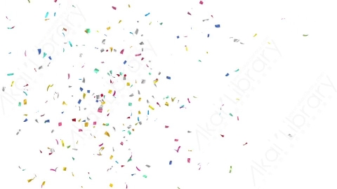 视频素材 喷射彩带五彩纸屑庆贺恭喜开业视频素材celebration-confetti-pack-10