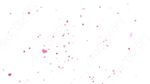 视频素材 喷射心形五彩纸屑彩带庆贺恭喜视频素材confetti-hearts-03