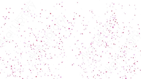 视频素材 喷射心形五彩纸屑彩带庆贺恭喜视频素材confetti-hearts-07