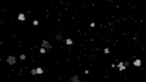 视频素材 前景蝴蝶花朵浪漫合成屏幕视频素材-butterflies overlay03