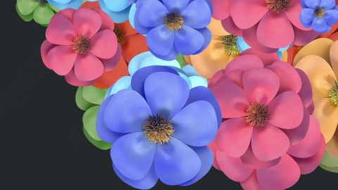 视频素材 花朵花瓣飞舞飘动过渡转场动画视频素材spring-flower-transitions-HN9JZ4801