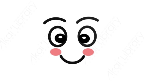 AE模板 微笑表情3