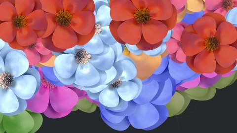 视频素材 花朵花瓣飞舞飘动过渡转场动画视频素材spring-flower-transitions-HN9JZ4805