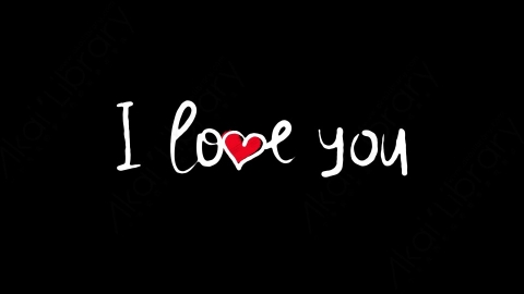 视频素材 手绘红心iloveyou图标动画视频素材love-7.zip