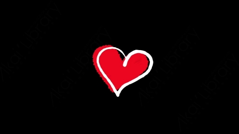 视频素材 手绘红心iloveyou图标动画视频素材love-8.zip