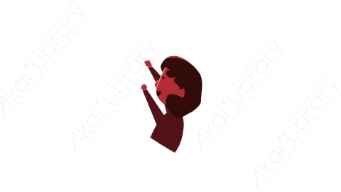 视频素材 舞台欢呼的卡通小人动画视频素材stage-cheering-crowd-character-pack-vintage character7 clapping.zip