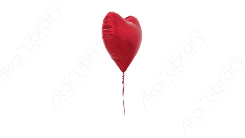 视频素材 红色心形情人节气球飘动动画视频素材valentines-day-heart-3.zip