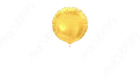 视频素材 黄色金色椭圆气球飘动视频素材Gold Balloonsv3.zip