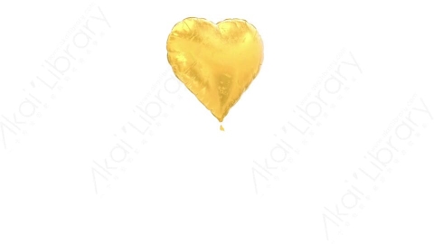 视频素材 黄色金色心形气球飘动视频素材Gold Balloonsv1.zip