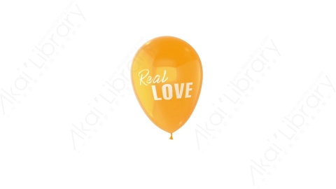 视频素材 黄色气球飘动浮动情人节动画视频素材valentines-day-love-balloons-2.zip