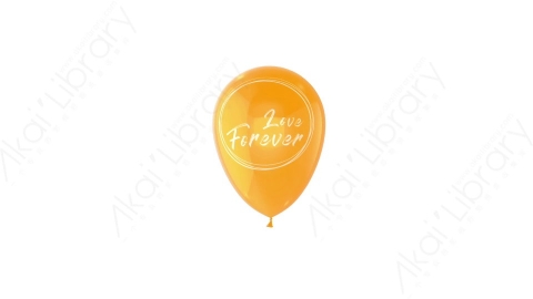 视频素材 黄色气球飘动浮动情人节动画视频素材valentines-day-love-balloons-8.zip