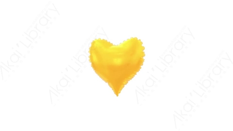 视频素材 心形黄色气球飘动漂浮动画视频素材heart-shape-gold-balloons-4.zip