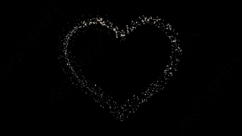 视频素材 心形花瓣飘落动画视频素材cherry-blossom-particles_heart_3.zip
