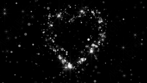 视频素材 心形粒子闪烁动画视频素材heart-particles1.zip