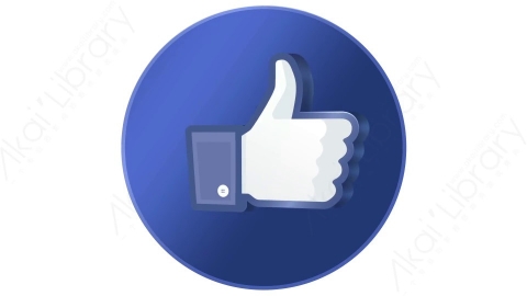 视频素材 点赞喜欢心竖起大拇指图标视频素材Facebook Like Icon - Thumb Up with Circle.zip