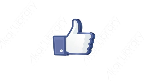 视频素材 点赞喜欢心竖起大拇指图标视频素材Facebook Like Icon - Thumb Up.zip