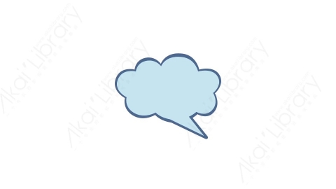 AE模板 11-dialogue-cloud-5对话聊天弹出框MG扁平卡通网络电脑元素图标