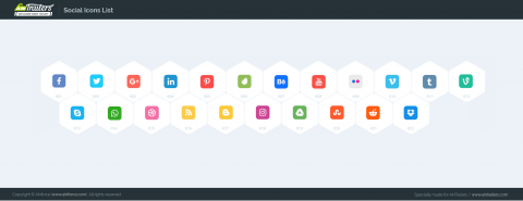 AE模板 MG扁平卡通社交媒体元素图标包-icons__social-icons