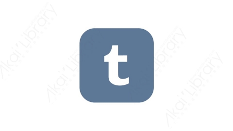 AE模板 11-tumblrMG扁平卡通社交媒体元素图标