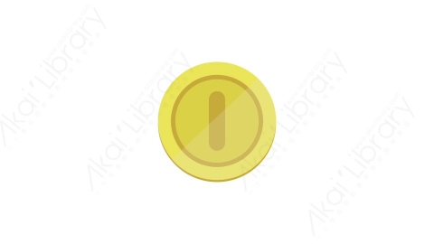 AE模板 03-coin金币硬币MG扁平卡通金融财经元素图标