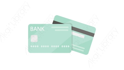 AE模板 38-card银行卡信用卡MG扁平卡通金融财经元素图标