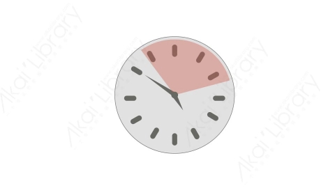 AE模板 42-clock时钟钟表MG扁平卡通金融财经元素图标