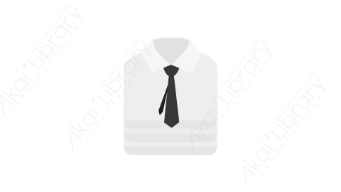 AE模板 44-office-shirt西装MG扁平卡通金融财经元素图标