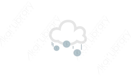 AE模板 06-coins-rain硬币雨MG扁平卡通商务办公元素图标