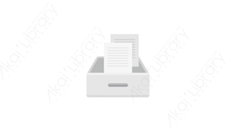AE模板 31-document-box文件抽屉MG扁平卡通商务办公元素图标