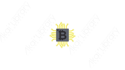 AE模板 35-biycoin比特币MG扁平卡通商务办公元素图标